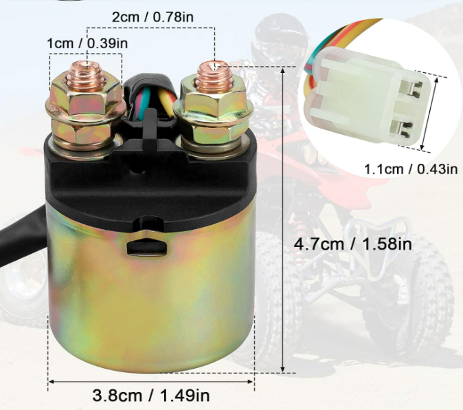 14 - Starter Relay - ODES 400 ATV
