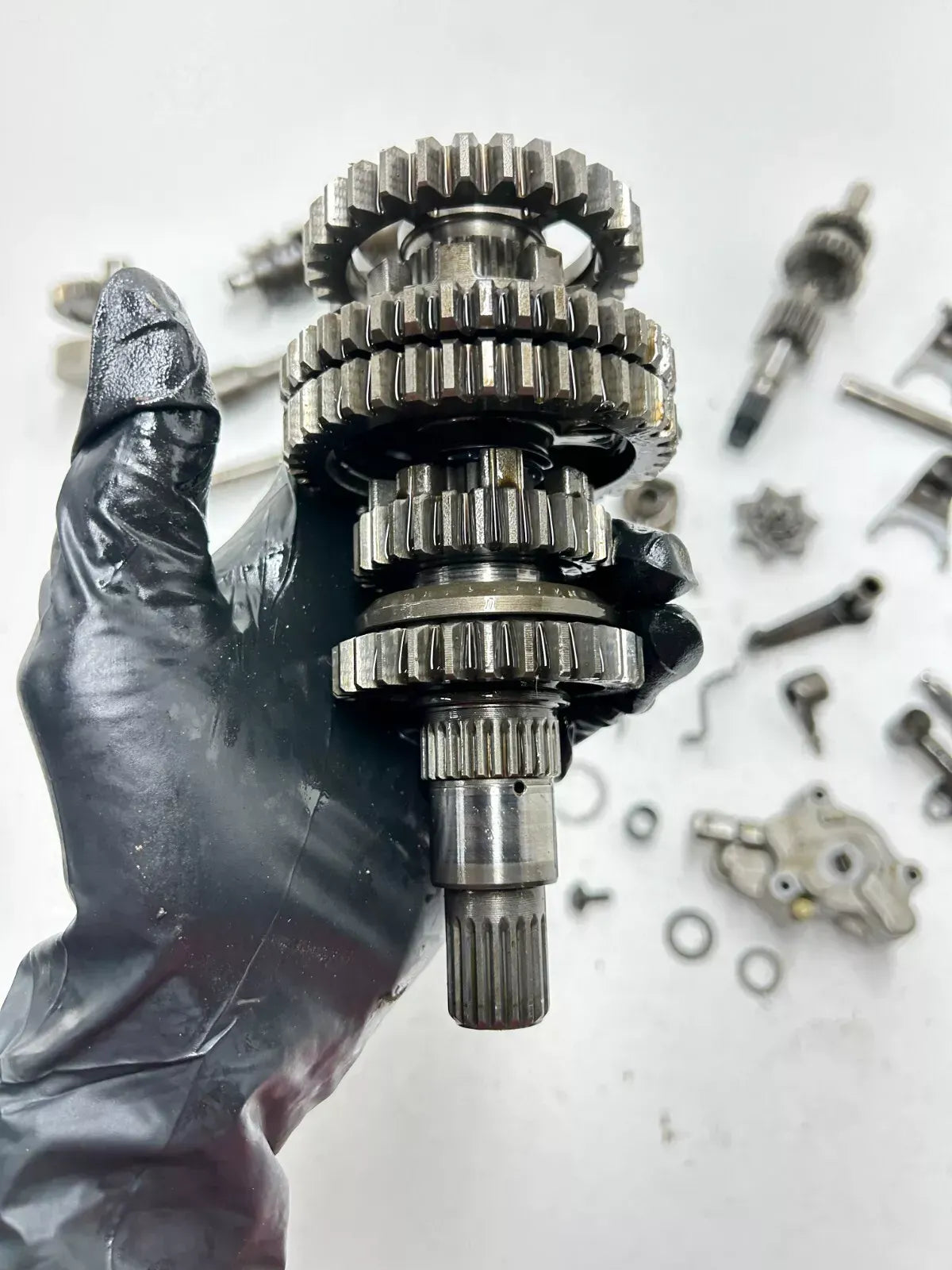 (14)TRANSMISSION GEAR SET - for ODES 400 ATV