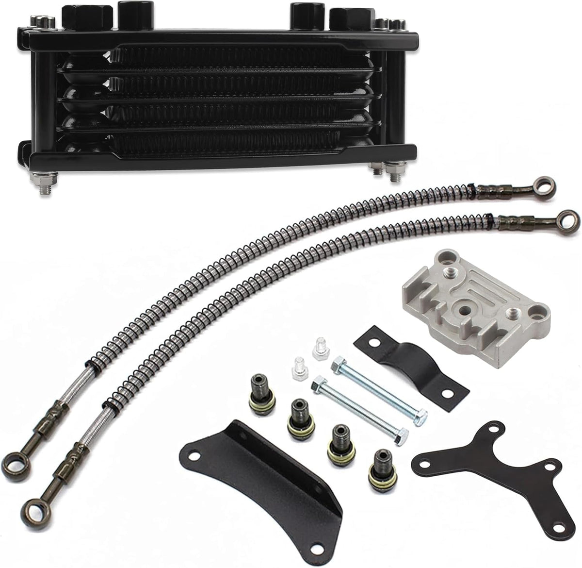 USED - Engine Oil Cooler with Lines for ODES 400cc ATV