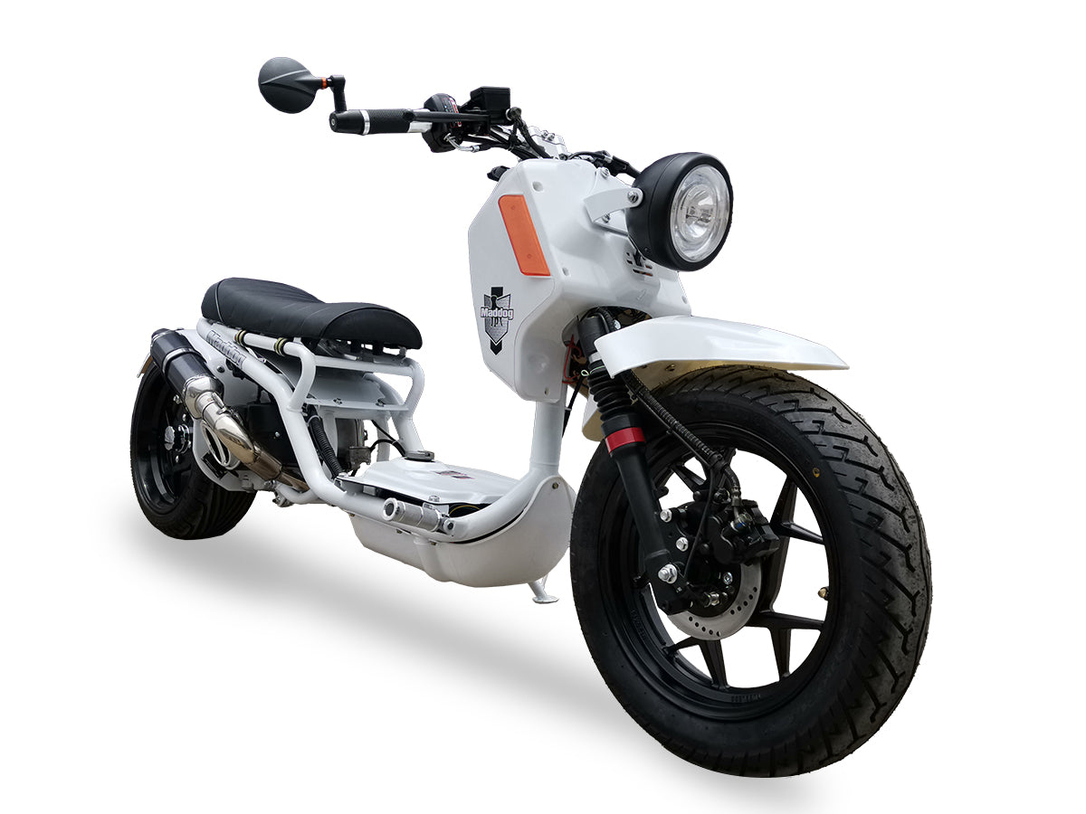 IceBear Maddog Gen V 50cc Scooter (PMZ50-22) - Maddog Gen V 50cc Scooter White