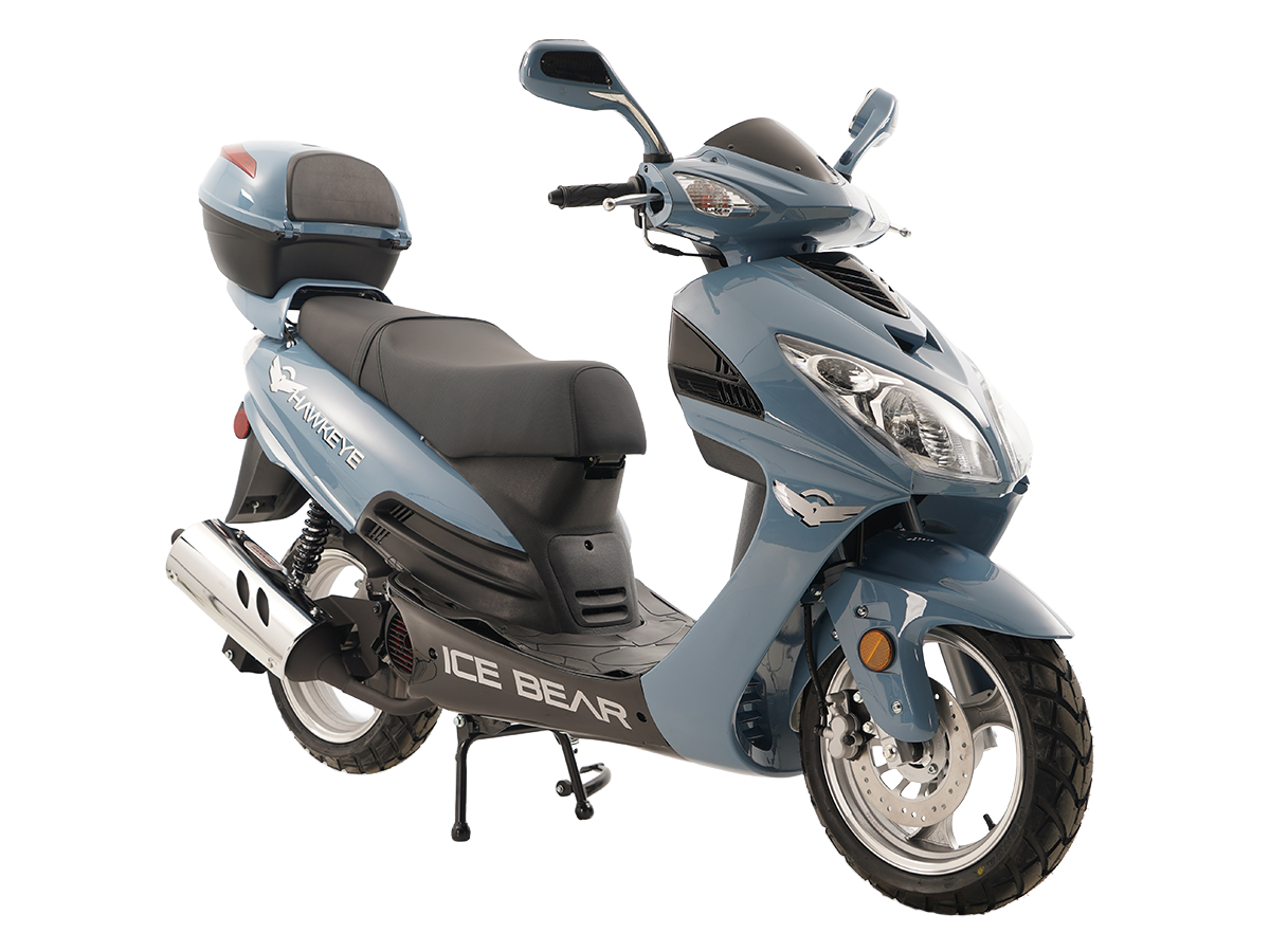 IceBear Hawkeye 150cc Scooter (PMZ150-3C) - full scooter on white background