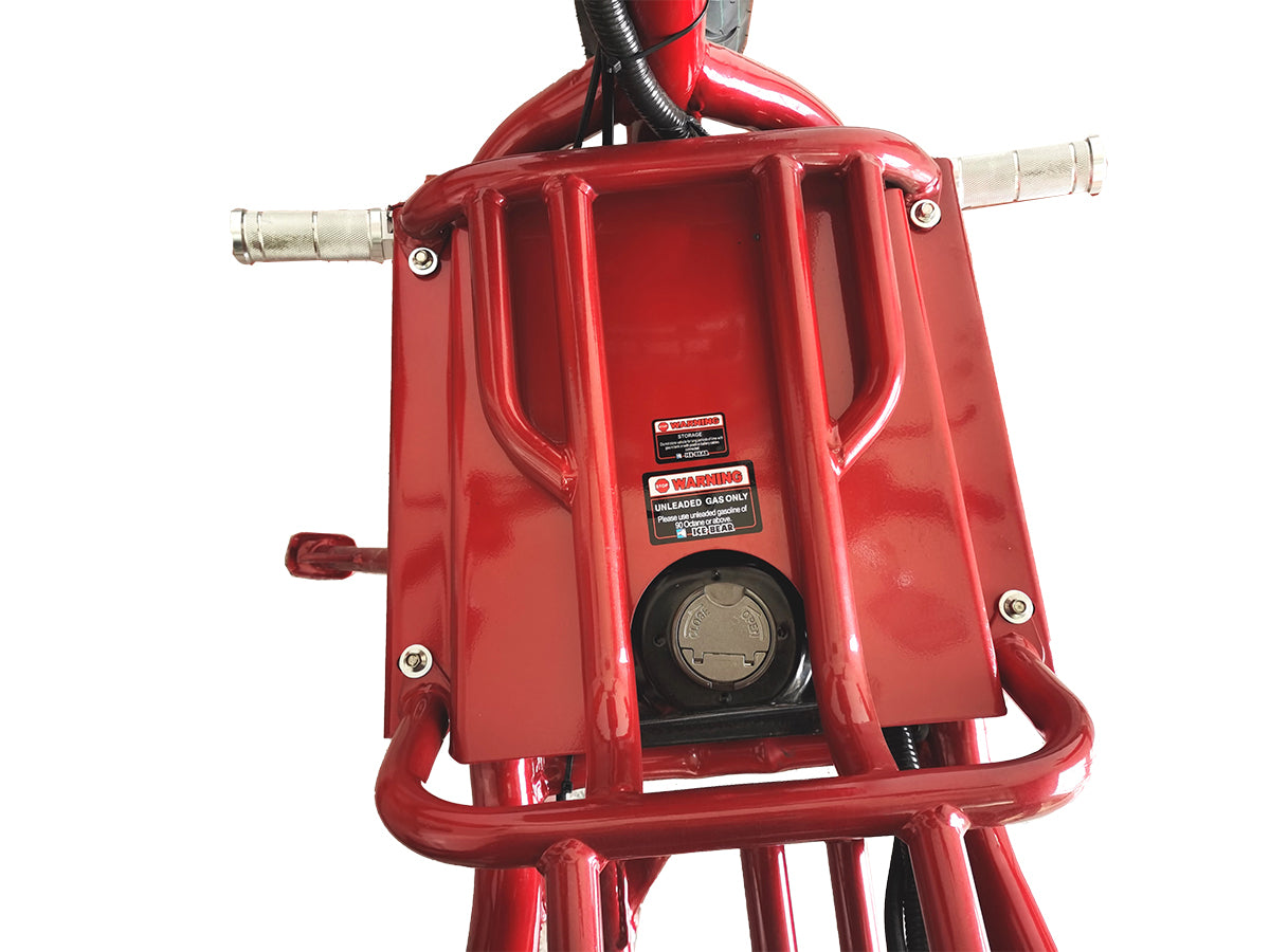 IceBear Maddog Gen I 150cc Scooter (PMZ150-19) - Fuel tank and fuel cap on teh Maddog Gen IV (PMZ150-21)