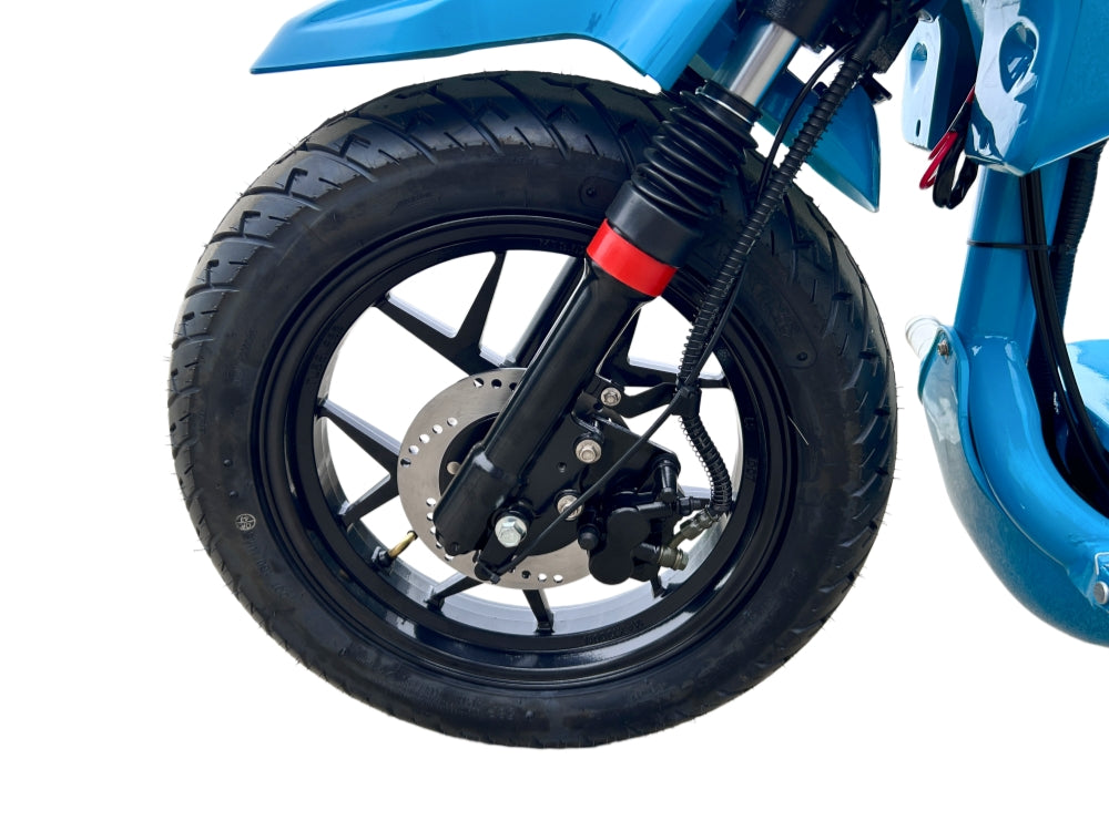 IceBear Maddog Gen V 50cc Scooter (PMZ50-22) - Front wheel of the Maddog Gen V 50cc