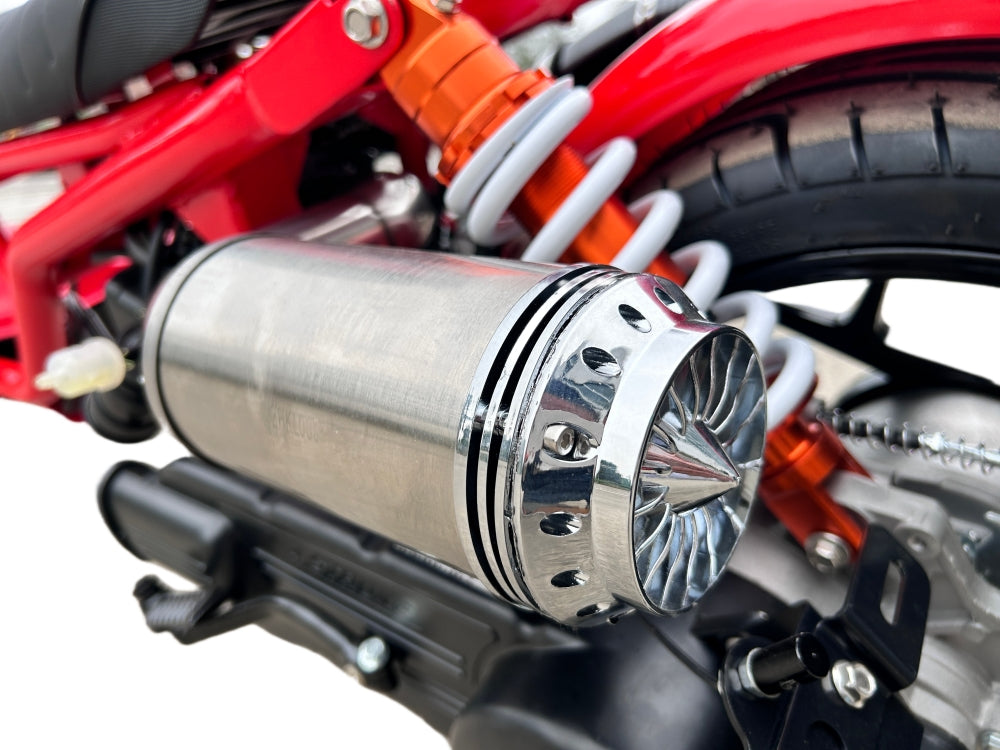 IceBear Maddog Gen V 150cc Scooter (PMZ150-22) - Exhaust close-up