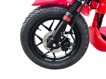 IceBear Maddog Gen V 150cc Scooter (PMZ150-22) - Front wheel close-up