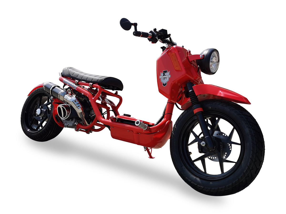 IceBear Maddog Gen V 50cc Scooter (PMZ50-22) - Maddog Gen V 50cc Scooter Neon Red