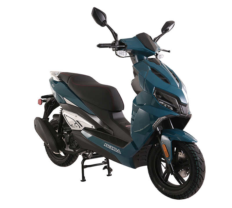 IceBear R9 200cc Scooter (PMZ200-R9) - full scooter on white background