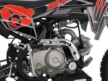 IceBear IBX AX90 90cc Pit Bike (PAD90-V2) - Close-up of engine bay