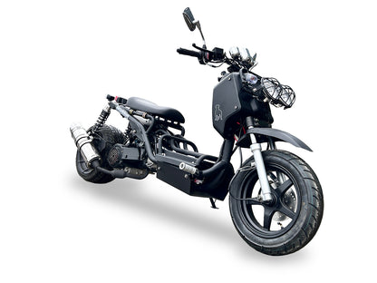 IceBear Maddog Gen I 50cc Scooter (PMZ50-19) - PMZ50-19 Black