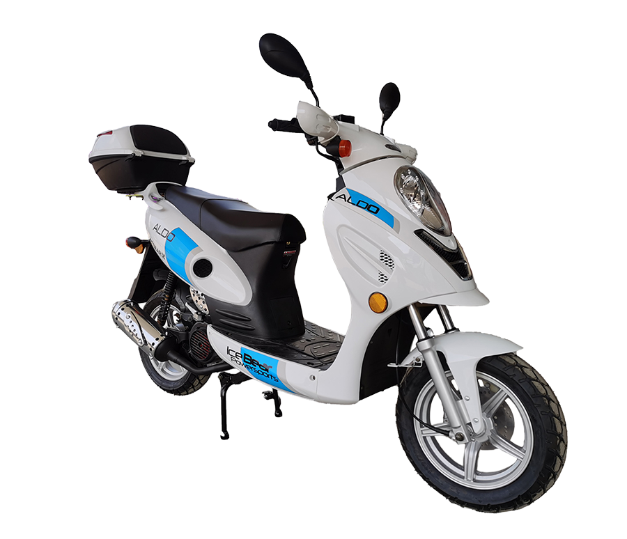 IceBear Aldo 150cc Scooter (PMZ150-11) - full scooter on white background
