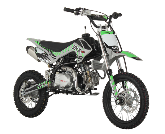 IceBear IBX Roost Semi-Automatic 125cc Pit Bike (PAD125-1S) - full bike on white background