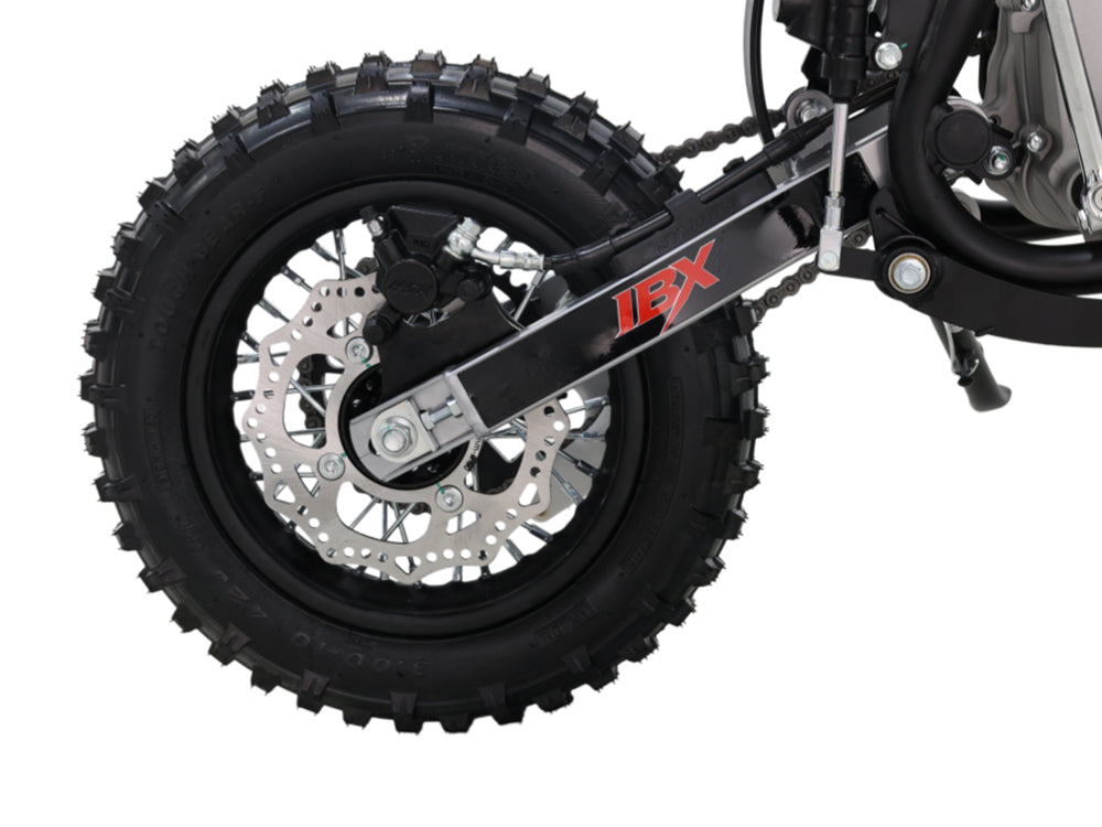 IceBear IBX AX90 90cc Pit Bike (PAD90-V2) - Rear 3/4 view