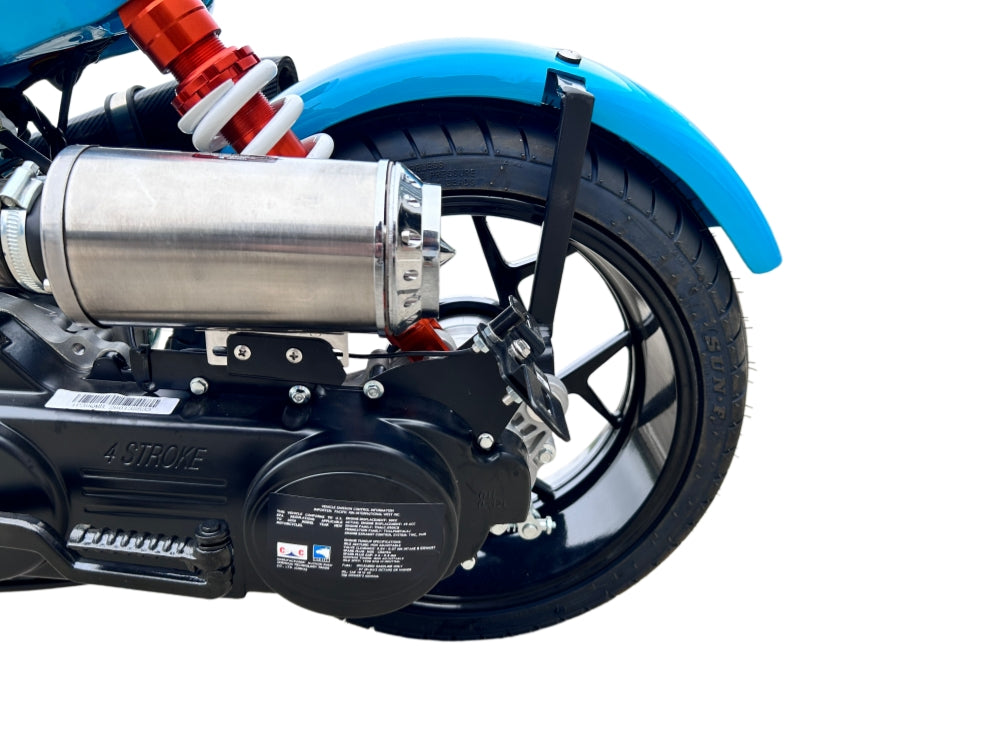 IceBear Maddog Gen V 50cc Scooter (PMZ50-22) - This is the right side of the rear end of the Maddog Gen V 50cc