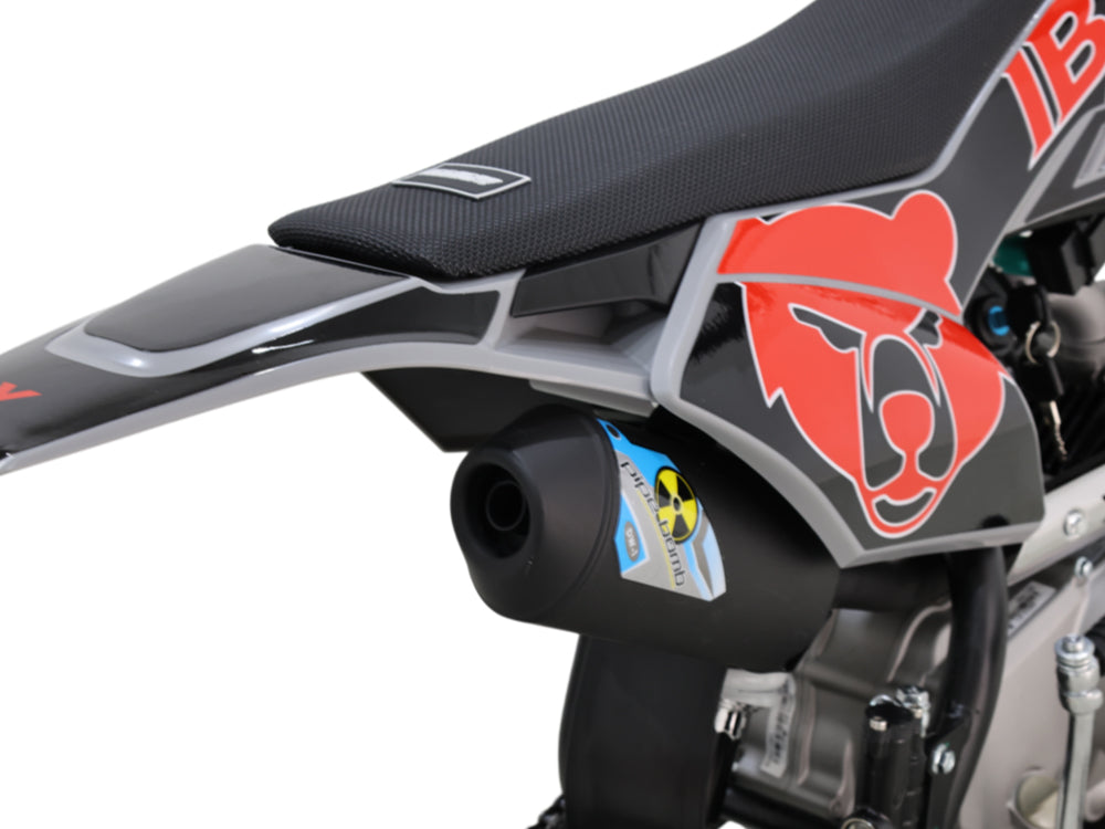 IceBear IBX AX90 90cc Pit Bike (PAD90-V2) - Left side panel on the AX90 90cc Pit Bike (PAD90-V2)