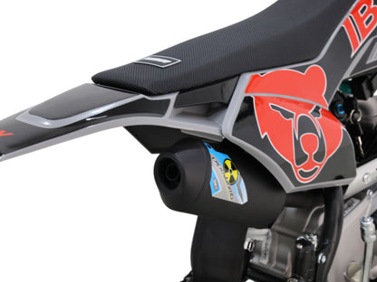 IceBear IBX AX90 90cc Pit Bike (PAD90-V2) - Left side panel on the AX90 90cc Pit Bike (PAD90-V2)