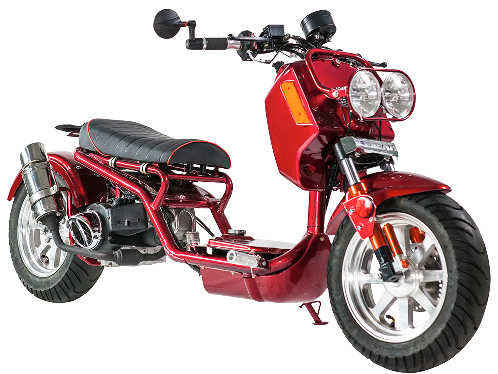 IceBear Maddog Gen IV 50cc Scooter (PMZ50-21) - full scooter on white background