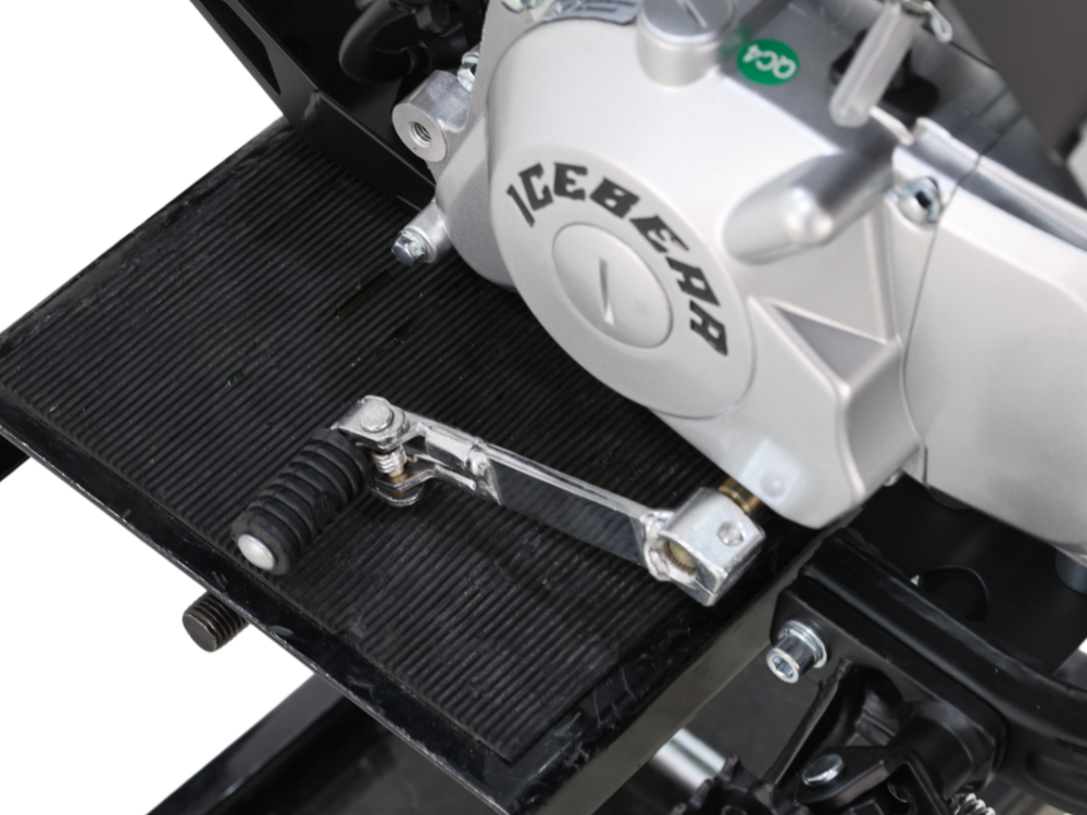 IceBear IBX Whip 125cc Pit Bike (PAD125-3) - Floorboard, engine area, brake pedal