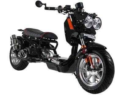 IceBear Maddog Gen IV 50cc Scooter (PMZ50-21) - PMZ50-21 Black