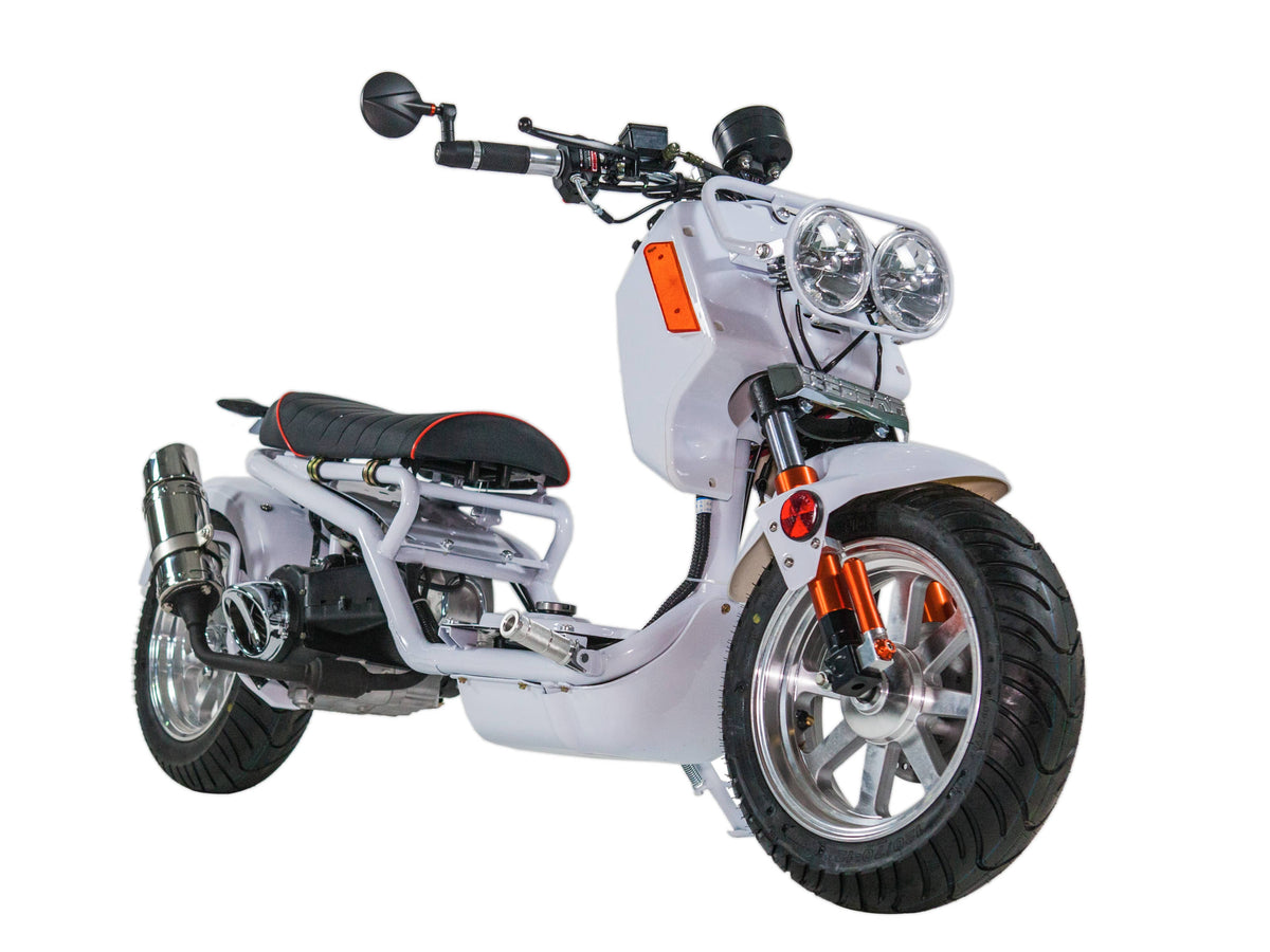 IceBear Maddog Gen IV 50cc Scooter (PMZ50-21) - PMZ50-21 White