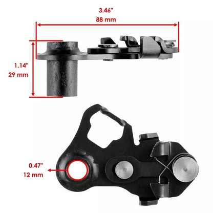 GEAR SHIFTER PLATE ASSEMBLY -  ODES ATV , JAGUAR 400
